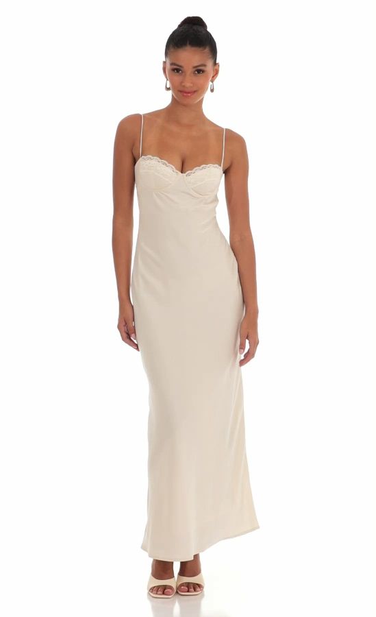 Sky Strapless Maxi Dresses