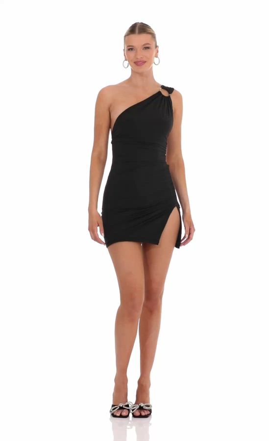 Search Results For Black Side Slit Mini Dresses