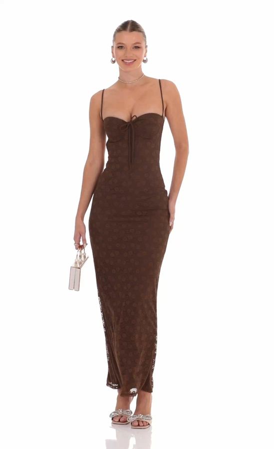nude lucy brown maxi dress Shop Sabia Maxi Dress