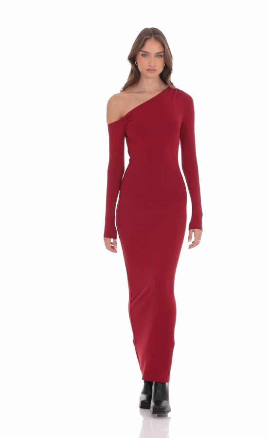 red long dress off shoulder Sexy Wine Red Velvet Mermaid Sweetheart Long Evening Dress, Off Should